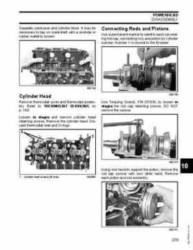 2007 Evinrude E-Tec 75, 90 HP outboards Service Repair Manual P/N 5007211, Page 209