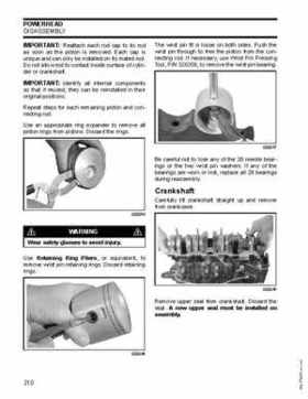 2007 Evinrude E-Tec 75, 90 HP outboards Service Repair Manual P/N 5007211, Page 210