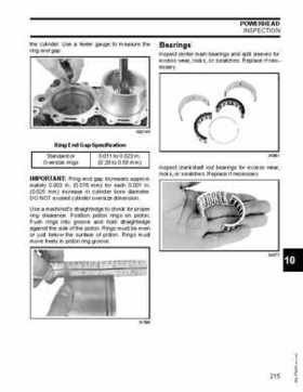 2007 Evinrude E-Tec 75, 90 HP outboards Service Repair Manual P/N 5007211, Page 215