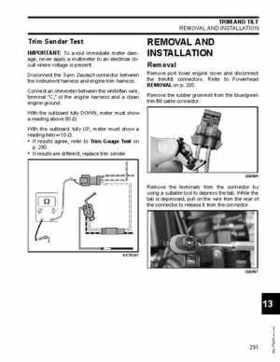 2007 Evinrude E-Tec 75, 90 HP outboards Service Repair Manual P/N 5007211, Page 291