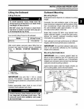 2008 Evinrude E-TEC 55MFE Technical Manual, Page 38