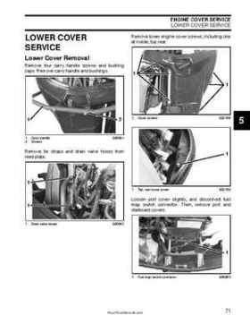 2008 Evinrude E-TEC 55MFE Technical Manual, Page 72