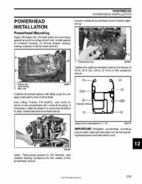 2008 Evinrude E-TEC 55MFE Technical Manual, Page 210
