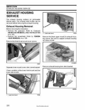 2008 Evinrude E-TEC 55MFE Technical Manual, Page 221