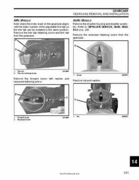2008 Evinrude E-TEC 55MFE Technical Manual, Page 244