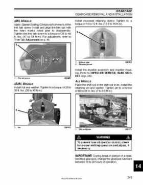 2008 Evinrude E-TEC 55MFE Technical Manual, Page 246
