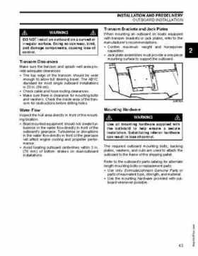 2008 Evinrude E-Tech 200-250 HP Service Manual, Page 45