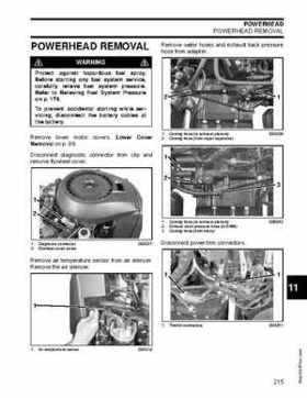 2008 Evinrude E-Tech 200-250 HP Service Manual, Page 217