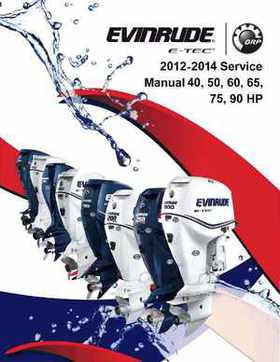 2012 2013 2014 Evinrude E-TEC 40 50 60 75 90 HP Outboard Repair Service Manual, Page 1