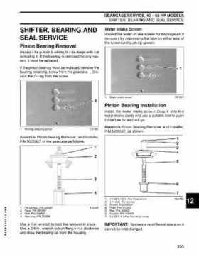 2012 2013 2014 Evinrude E-TEC 40 50 60 75 90 HP Outboard Repair Service Manual, Page 305