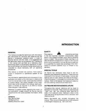 1984-1986 Mercury Force 4HP Outboards Service Manual, Page 3