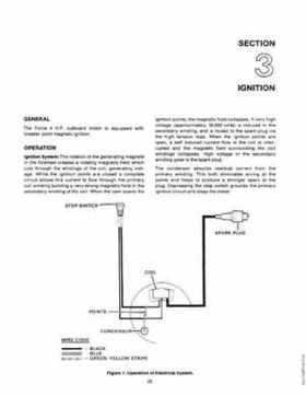 1984-1986 Mercury Force 4HP Outboards Service Manual, Page 25