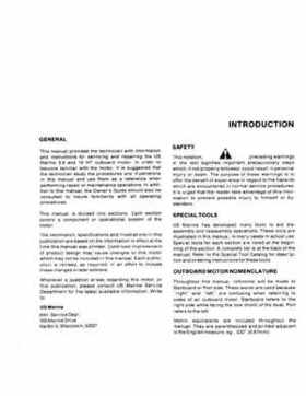 1984-1986 Mercury Force 9.9 and 15HP Outboards Service Manual, Page 3