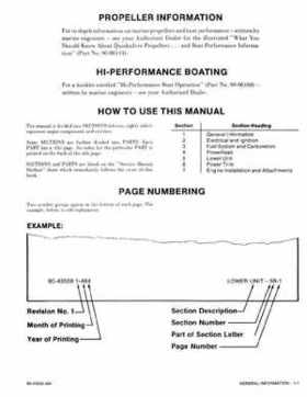 1985 Mercury Outboard V-300 V-3.4L Shop Service Manual, Page 6