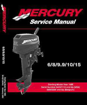 1986+ Mercury 6/8/9.9/10/15HP 2-stroke Factory Service Manual, Page 1