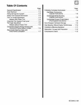 1987-1993 Mercury Mariner Outboards 70/75/80/90/100/115HP 3 and 4-cylinder Factory Service Manual, Page 5