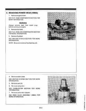 1988-1992 Mercury Force 5HP Outboards Service Manual, Page 143