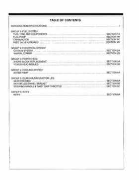 1988-1995 Mercury Force 5HP Outboards Service Manual, 90-823263 793, Page 2