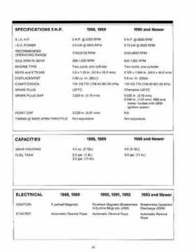 1988-1995 Mercury Force 5HP Outboards Service Manual, 90-823263 793, Page 6