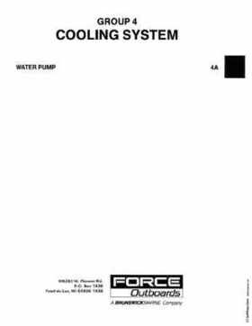 1988-1995 Mercury Force 5HP Outboards Service Manual, 90-823263 793, Page 177