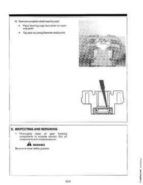 1988-1995 Mercury Force 5HP Outboards Service Manual, 90-823263 793, Page 204
