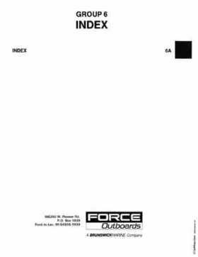 1988-1995 Mercury Force 5HP Outboards Service Manual, 90-823263 793, Page 240