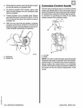 1997+ Mercury 35/40HP 2 Cylinder Outboards Service Manual PN 90-826148R2, Page 19