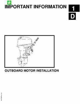 1997+ Mercury 35/40HP 2 Cylinder Outboards Service Manual PN 90-826148R2, Page 32