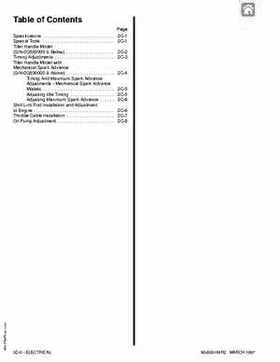 1997+ Mercury 35/40HP 2 Cylinder Outboards Service Manual PN 90-826148R2, Page 97