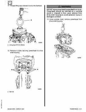 1997+ Mercury 35/40HP 2 Cylinder Outboards Service Manual PN 90-826148R2, Page 182