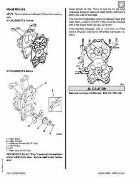 1997+ Mercury 35/40HP 2 Cylinder Outboards Service Manual PN 90-826148R2, Page 191