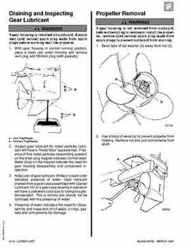 1997+ Mercury 35/40HP 2 Cylinder Outboards Service Manual PN 90-826148R2, Page 286