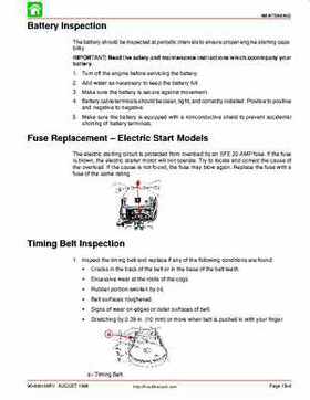 1998 Mercury 9.9/15HP 4-stroke outboards factory service manual, Page 21