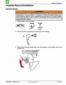 1998 Mercury 9.9/15HP 4-stroke outboards factory service manual, Page 35