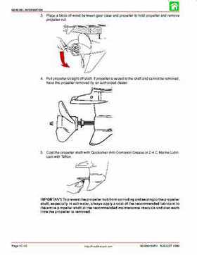 1998 Mercury 9.9/15HP 4-stroke outboards factory service manual, Page 38