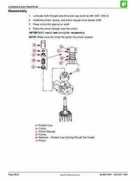 1998 Mercury 9.9/15HP 4-stroke outboards factory service manual, Page 99