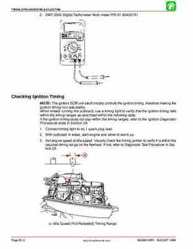 1998 Mercury 9.9/15HP 4-stroke outboards factory service manual, Page 104