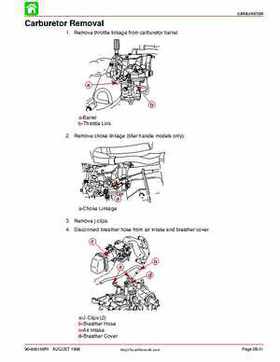 1998 Mercury 9.9/15HP 4-stroke outboards factory service manual, Page 133