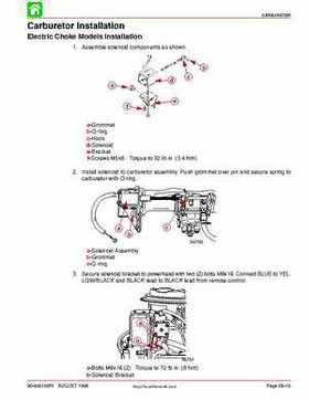 1998 Mercury 9.9/15HP 4-stroke outboards factory service manual, Page 141