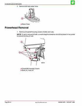 1998 Mercury 9.9/15HP 4-stroke outboards factory service manual, Page 196