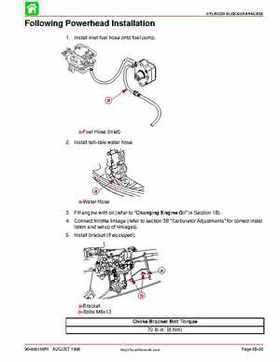 1998 Mercury 9.9/15HP 4-stroke outboards factory service manual, Page 225