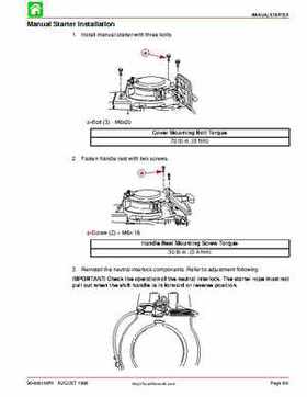 1998 Mercury 9.9/15HP 4-stroke outboards factory service manual, Page 366