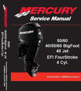 2002+ Mercury 40/50/60 BigFoot 40 Jet EFI 4-Stroke Outboard Service Manual, Page 2
