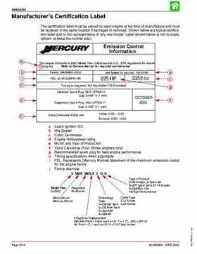 2003+ Mercury Mariner 225 HP EFI 4-Stroke Service Manual, Page 294
