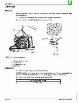 2003+ Mercury Mariner 225 HP EFI 4-Stroke Service Manual, Page 418