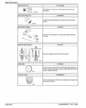 2005+ Mercury Verado 4 Stroke 200/225/250/275 6 gear housing Service Manual, Page 10