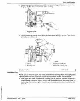 2005+ Mercury Verado 4 Stroke 200/225/250/275 6 gear housing Service Manual, Page 41