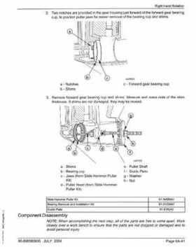 2005+ Mercury Verado 4 Stroke 200/225/250/275 6 gear housing Service Manual, Page 45