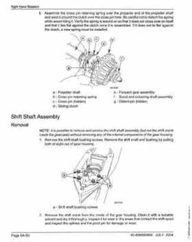 2005+ Mercury Verado 4 Stroke 200/225/250/275 6 gear housing Service Manual, Page 54