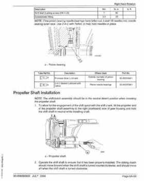 2005+ Mercury Verado 4 Stroke 200/225/250/275 6 gear housing Service Manual, Page 63